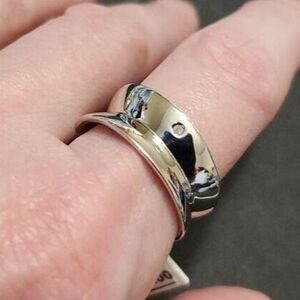 Hot Diamonds sterling silver ring size 7